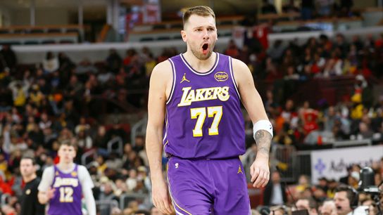 Luka Dončić pours 46 points, season high 3s in Lakers win over Bulls taken at United Center (Los Angeles Lakers)