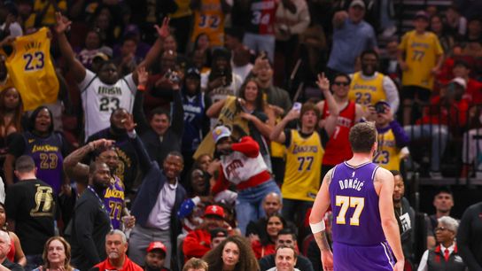 Lakers push win streak to seven games in Houston behind Luka Dončić and LeBron James taken at Toyota Center (Los Angeles Lakers). Photo by Thomas Shea-Imagn Images