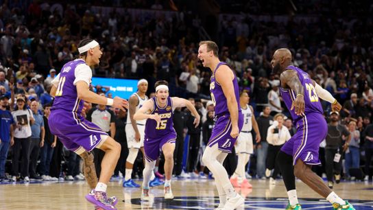 Lakers extend win streak on Luke Kennard's game-winner in Orlando taken Kia Center (Los Angeles Lakers). Photo by Nathan Ray Seebeck-Imagn Images