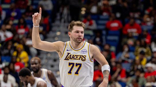 Should the Lakers trade James and fully embrace the Doncic era? taken in Los Angeles (Los Angeles Lakers)