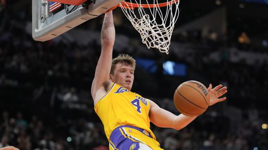 Knecht leads Lakers in balanced attack over Spurs in 119-101 victory taken in San Antonio (Los Angeles Lakers)