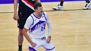 Lakers land Walker Kessler in blockbuster trade with Jazz taken in Los Angeles (Los Angeles Lakers). Photo by Peter Creveling-Imagn Images