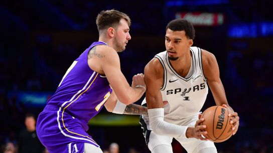 Lakers will themselves to win over Spurs, 118-116 taken at Crypto.com Arena (Los Angeles Lakers)