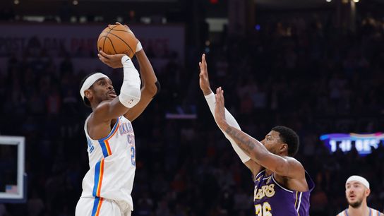 Thunder dismantle Lakers, 121-92, in Oklahoma City taken at Paycom Center (Los Angeles Lakers)