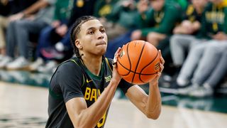 Thiero, Carr lead Lakers past Thunder in Summer League opener taken at Thomas & Mack Center (Los Angeles Lakers). Photo by Chris Jones-Imagn Images