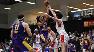 South Bay Lakers starts regular season perfect at Winter Showcase  taken in Orlando (South Bay Lakers). Photo by Edwin So - The Sporting Tribune