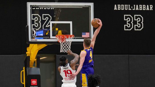 TST Images: SB Lakers defeat SD Clippers, 127-118, at UCLA Health Training Center taken UCLA Health Training Center