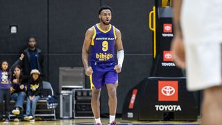 South Bay Lakers starts off 2026 with overtime win over Memphis Hustle taken at UCLA Health Training Center (South Bay Lakers). Photo by Amber Rodriguez – The Sporting Tribune
