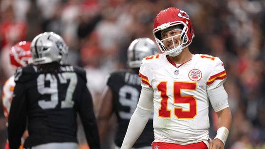 Mahomes remains master of the big play taken At Allegiant Stadium (Las Vegas Raiders). Photo by David Brytus-Imagn Images