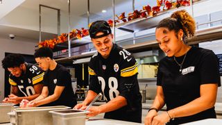 A whisk, cleats and a community are rewriting the future of America's youth taken at Café Momentum (NFL). Photo by Photo courtesy of Stand Together