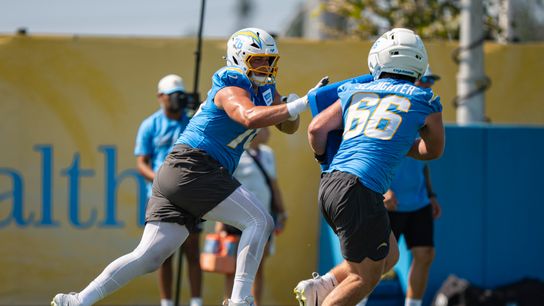 Five players, one job: Chargers' left guard competition heats up taken at The Bolt (Los Angeles Chargers). Photo by Jessica Cryderman - The Sporting Tribune