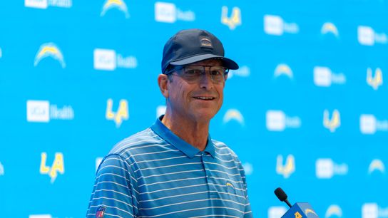 Chargers Notebook: Jim Harbaugh talks meeting Presidents, Mike Williams replacement, Justin Herbert eye wear taken at The Bolt (Los Angeles Chargers)