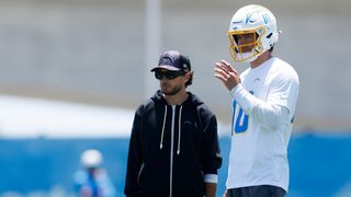 Why Harbaugh & McDaniel are taking a different approach w/ Justin Herbert taken at The Bolt (Los Angeles Chargers). Photo by Ric Tapia - The Sporting Tribune