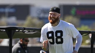 Crosby's back, but what's the rush? taken at Intermountain Health Performance Center (Las Vegas Raiders). Photo by IMAGN IMAGES via Reuters Connect
