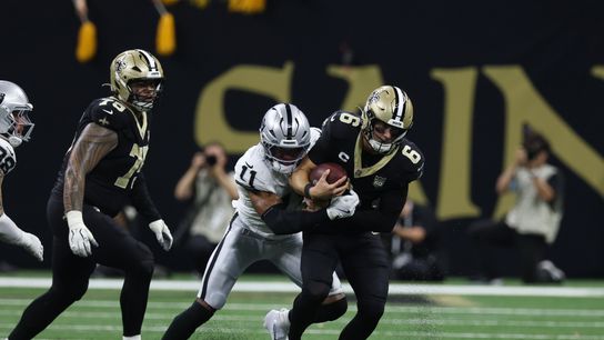 Undefeated Raiders proving they're for real this season taken at Caesars Superdome (Las Vegas Raiders). Photo by Stephen Lew-Imagin Images