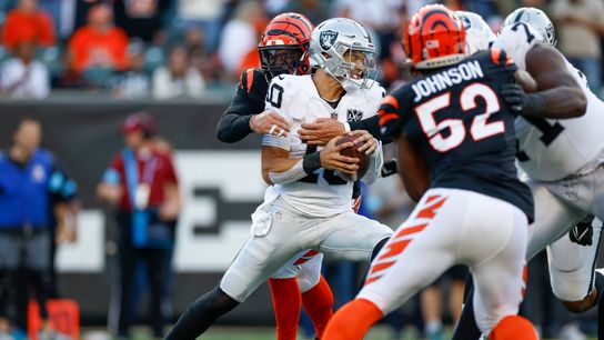 Raiders stumble again in demoralizing road loss to Bengals (Las Vegas Raiders)