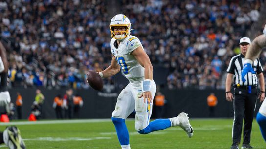 Chargers clinch fifth seed in AFC with win at Raiders  taken at Allegiant Stadium (Los Angeles Chargers)