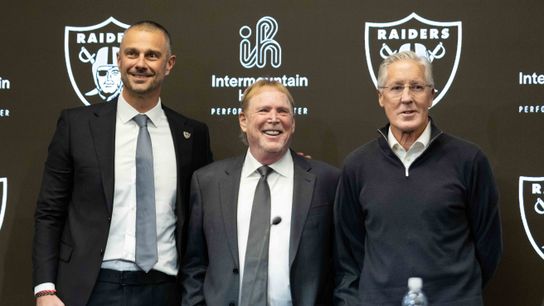 Pete Carroll and John Spytek bring optimism and hope to Raiders taken at Intermountain Health Performance Center (Las Vegas Raiders)