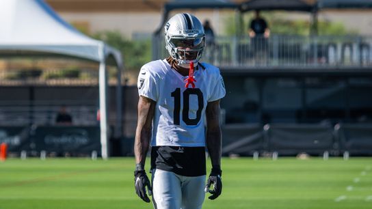 Competition brings out best in Raiders' rookie receivers taken at Intermountain Health Performance Center (Las Vegas Raiders)