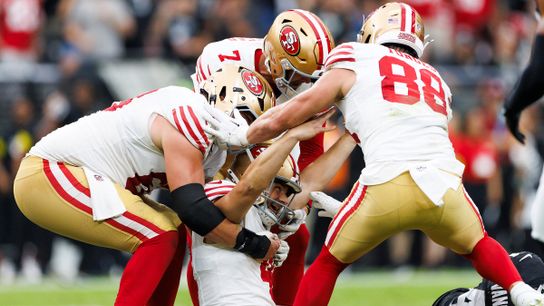 TST Images: 49ers beat Raiders at Allegiant Stadium taken at Allegiant Stadium (Las Vegas Raiders)
