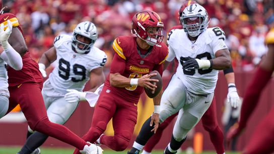 Raiders fail to bounce back in decisive loss at Washington taken at Northwest Stadium (Las Vegas Raiders)