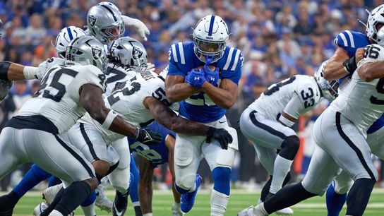 Colts dominate Raiders 40-6 behind Jonathan Taylor’s three touchdowns taken at Lucas Oil Stadium (Las Vegas Raiders)