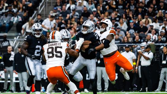 Cleveland rocks, rolls over Raiders taken at Allegiant Stadium (Las Vegas Raiders)