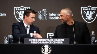 Why the Raiders got it right this time hiring Kubiak taken at Intermountain Health Performance Center (Las Vegas Raiders). Photo by DJ Cabanlong-The Sporting Tribune