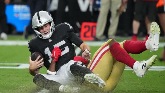 Ex-Chiefs HC completely backtracks on Fernando Mendoza taken at Las Vegas (Las Vegas Raiders). Photo by Mandatory Credit: Kirby Lee-Imagn Images