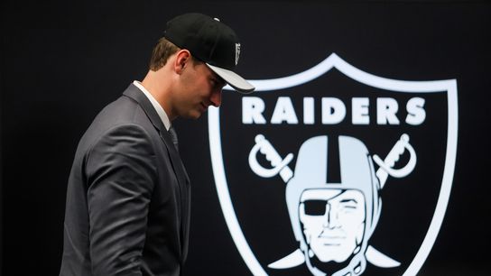 TST Images: Raiders introduce Fernando Mendoza at Intermountain Health Performance Center taken at Intermountain Health Performance Center (Las Vegas Raiders)