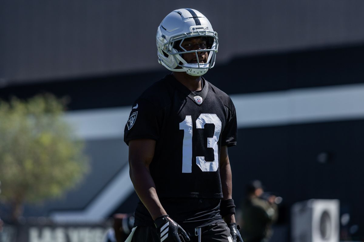 Las Vegas Raiders wide receiver Phillip Dorsett II (10) walks along the sidelines during Raiders OTAs at Intermountain Health Performance Center, Wednesday May 20, 2026 in Henderson, Nev. Las Vegas Raiders wide receiver Phillip Dorsett II (10) walks along the sidelines during Raiders OTAs at Intermountain Health Performance Center, Wednesday May 20, 2026 in Henderson, Nev.