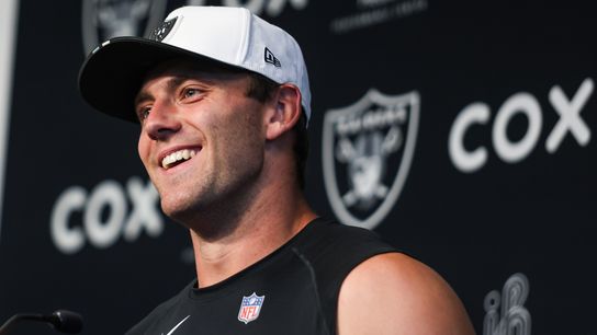 Raiders offense finding its identity during OTAs as Brock Bowers, Tyler Linderbaum and Tre Tucker embrace larger roles taken at Intermountain Health Performance Center (Las Vegas Raiders). Photo by DJ Cabanlong - The Sporting Tribune 