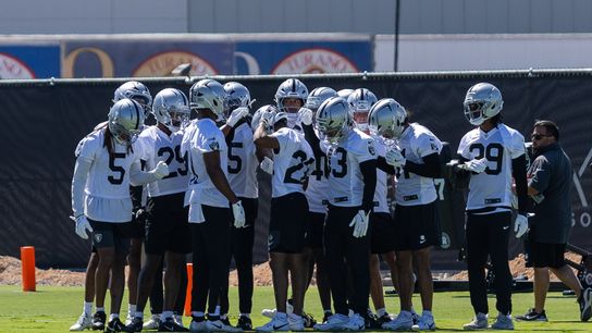 TST Images: Raiders OTA at Intermountain Health Performance Center  taken at Intermountain Health Performance Center (Las Vegas Raiders). Photo by DJ Cabanlong - The Sporting Tribune 