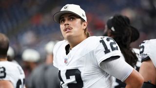 Las Vegas Raiders quarterback Aidan O'Connell mourns loss of father, Jim taken in Las Vegas (Las Vegas Raiders). Photo by IMAGN IMAGES via Reuters Connect