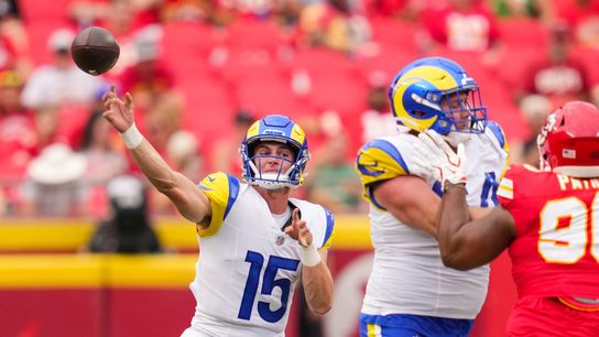 5 Rams players who impressed in preseason win over Chiefs taken in Los Angeles (Los Angeles Rams). Photo by Jay Biggerstaff-Imagn Images