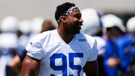 Myles Garrett headed for knee surgery, injured reserve after difficult Rams debut taken in Los Angeles  (Los Angeles Rams). Photo by Ric Tapia - The Sporting Tribune