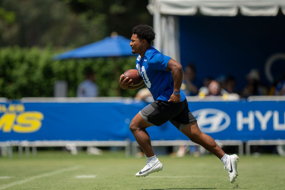 Ronnie Rivers #20 of the Los Angeles Rams during Rams training camp at Loyola Marymount University on Sunday, August 2nd in Westchester, CA. of the Los Angeles Rams during Rams training camp at Loyola Marymount University on Sunday, August 2nd in Westchester, CA.