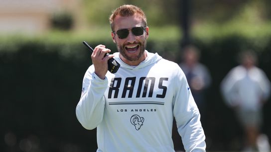 Sean McVay praises Rams defense as team returns home to Woodland Hills taken in Woodland Hills (Los Angeles Rams). Photo by Darwin Walker - The Sporting Tribune