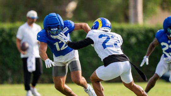 Rams secondary looking to make  a huge jump forward with great play during camp taken AT RAMS' PRACTICE FACILITY