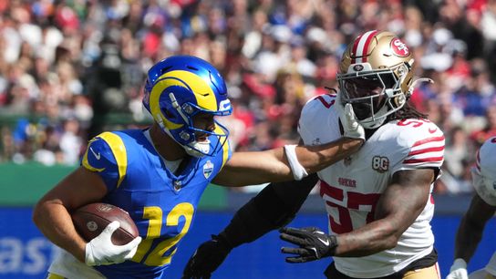 Sep 11, 2026; Melbourne, Victoria, Australia; The San Francisco 49ers defeated the Los Angeles Rams at the 2026 NFL Melbourne Game at Melbourne Cricket Ground. Sep 11, 2026; Melbourne, Victoria, Australia; The San Francisco 49ers defeated the Los Angeles Rams at the 2026 NFL Melbourne Game at Melbourne Cricket Ground.
