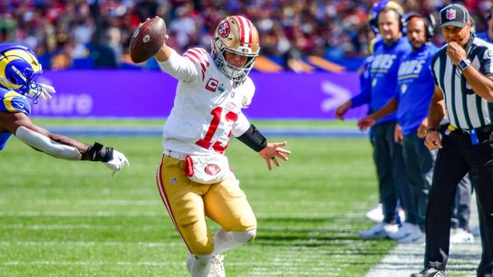 Sep 11, 2026; Melbourne, Victoria, Australia; The San Francisco 49ers defeated the Los Angeles Rams at the 2026 NFL Melbourne Game at Melbourne Cricket Ground. Sep 11, 2026; Melbourne, Victoria, Australia; The San Francisco 49ers defeated the Los Angeles Rams at the 2026 NFL Melbourne Game at Melbourne Cricket Ground.