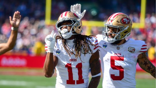 Sep 11, 2026; Melbourne, Victoria, Australia; The San Francisco 49ers defeated the Los Angeles Rams at the 2026 NFL Melbourne Game at Melbourne Cricket Ground. Sep 11, 2026; Melbourne, Victoria, Australia; The San Francisco 49ers defeated the Los Angeles Rams at the 2026 NFL Melbourne Game at Melbourne Cricket Ground.