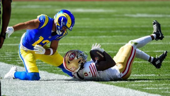 Sep 11, 2026; Melbourne, Victoria, Australia; The San Francisco 49ers defeated the Los Angeles Rams at the 2026 NFL Melbourne Game at Melbourne Cricket Ground. Sep 11, 2026; Melbourne, Victoria, Australia; The San Francisco 49ers defeated the Los Angeles Rams at the 2026 NFL Melbourne Game at Melbourne Cricket Ground.