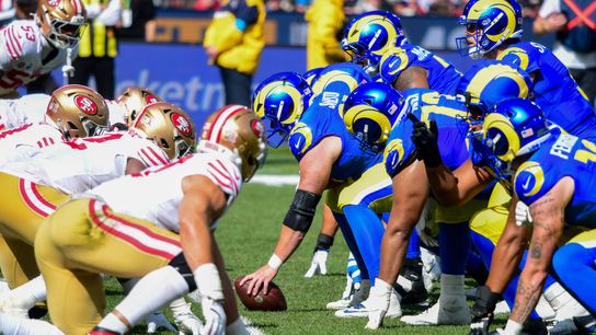 Sep 11, 2026; Melbourne, Victoria, Australia; The San Francisco 49ers defeated the Los Angeles Rams at the 2026 NFL Melbourne Game at Melbourne Cricket Ground. Sep 11, 2026; Melbourne, Victoria, Australia; The San Francisco 49ers defeated the Los Angeles Rams at the 2026 NFL Melbourne Game at Melbourne Cricket Ground.