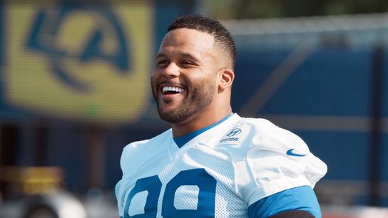Did the Rams just have the greatest offseason in sports history? taken at Rams Village (Los Angeles Rams). Photo by Mandatory Credit: Kirby Lee-Imagn Images