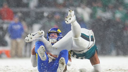 TST Images: Eagles beat Rams in snowy playoffs taken at Lincoln Financial Field (Los Angeles Rams)