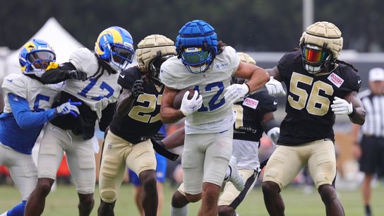 TST Images: Rams and Saints joint practice in Carson taken at Dignity Health Sports Park (Los Angeles Rams)