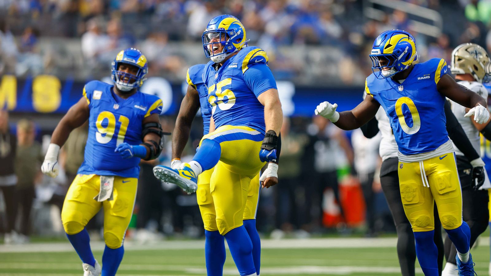 Saints Rams TST: Images Rams beat Saints, 34-10, at Sofi Stadium
