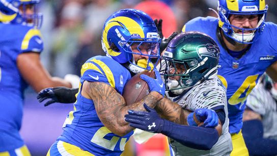 TST Images: Seahawks beat Rams, 38-37, in OT at Lumen Field taken at Lumen Field (Los Angeles Rams)