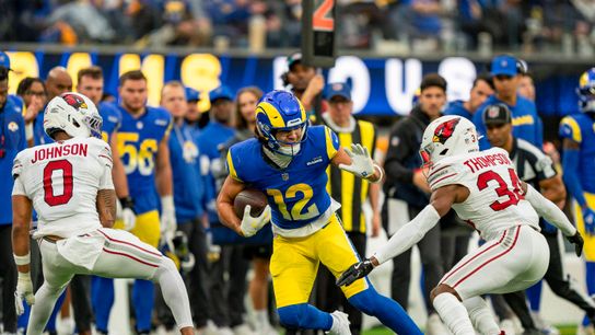 Rams open NFL playoffs as 10-point favorites over Panthers, tied with Seahawks as Super Bowl favorites; Stafford slight MVP favorite taken in Los Angeles (Los Angeles Rams)